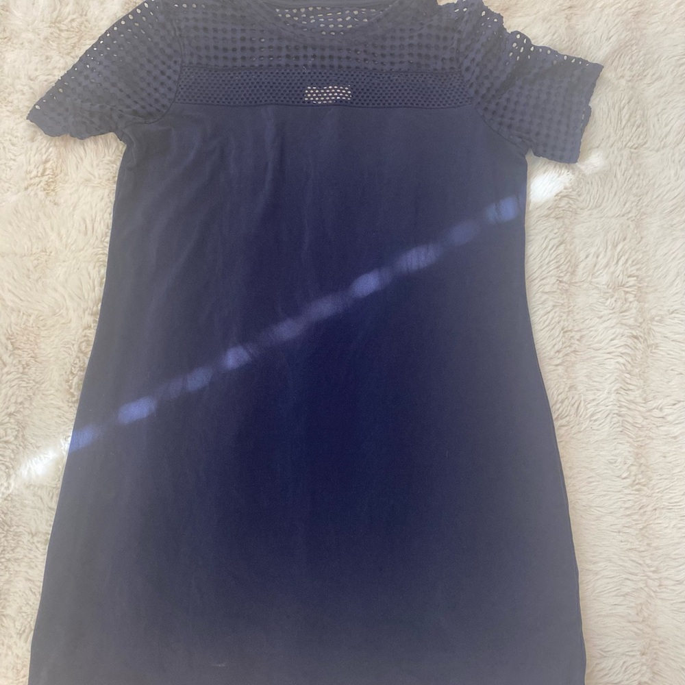 Michael Kors Navy Blue Short Sleeve Dress